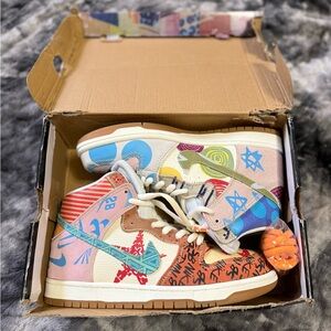 Nike X Thomas Campbell “what the dunks” Rare